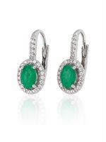 Pendientes Ultima Edizione Mujer in Plata OAO7102-VERDE